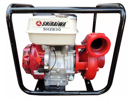 Motobomba Shiraiwa Traga Solidos Shtp30, Motor 3x3, 7hp