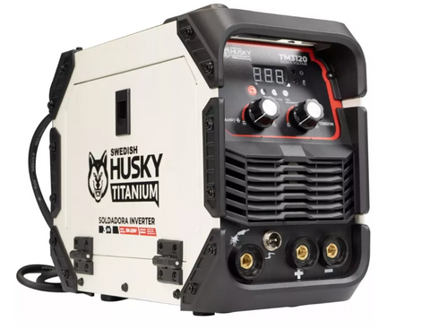 SOLDADORA INVERSORA MULTIPROCESOS HUSKY 120 AMP 110/220 MIG TIG MMA